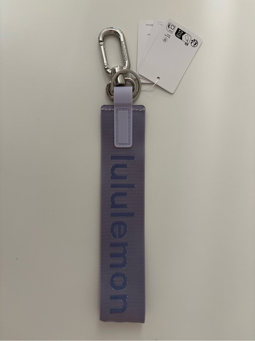Lululemon Never Lost Keychain